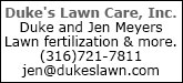 Duke's Lawn Care, Inc. Sponsorship Banner
